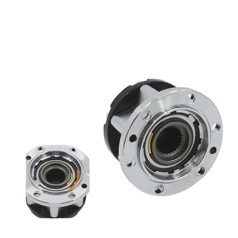 Heavy Duty Mechanical Wheel Locking Hubs Fits Suzuki Samurai Jimny Vitara Escudo With 26 Spline Reinforced Bearings, close-up.