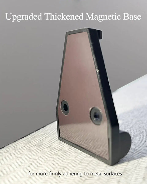 Side view of upgraded thickened magnetic base from 4 Pack Magnetic T Type RV Levelers With Bubble Level For Campers Travel Trailers And Motorhomes