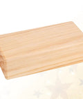 Premium Natural Solid Wood Yoga Block With Rounded Corners And Slick Grip For Legit Balance Training And Killer Flex Stretches And Top Shelf Core Conditioning Sessions, side view.