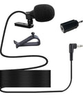 Universal Car Radio Microphone Replacement 3.5mm HD Voice Mic for Kenwood Boss JVC Sony Jensen Alpine with 9.84ft Cable