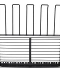 Heavy Duty Wall Mounted Power Tool Organizer With Massive Capacity Steel Drill Rack For Garage Storage Quick Screw Mounts and Rock Solid Grip For Shop Rats, steel grid design