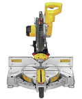 Front view of Workhorse 15 Amp Double Bevel 12 Inch Electric Compound Miter Saw With 14 Positive Stops Miter Detent Plate And Detent Override Renewed