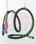 15 Foot Semi Truck Air Lines Kit With Glad Hands And 3 In 1 Air Hoses Plus 7 Way ABS Power Line Includes 2 Glad Hands 4 Seals