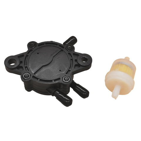 Vacuum Fuel Pump With Fuel Filter For Small Engine Lawn Mowers And Tractors Fits 17HP To 25HP Motors Easy Install