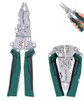 All In One Foldable Wire Stripper With Voltage Tester For Electricians, Pro Grade 18 In 1 Multi Tool Pliers