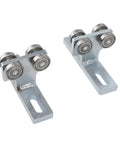 Heavy Duty 4 Wheel Trolley Assembly With 2200 Lb Capacity Built Tough As Nails To Smash Heavy Loads And Glide Effortlessly Throughout Your Workspace Without Breaking A Sweat Ever, pair of metal roller brackets.