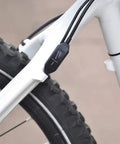 Gear Sensor For Bafang BBS Mid Drive Electric Bike Shifter Sensor mounted on white bike frame