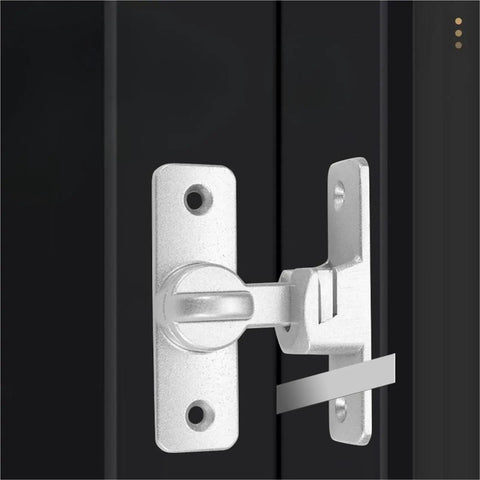 Heavy Duty 180 Degree Door Hinge For Interior And Exterior Use Built To Last With Smooth Silent Operation Tough Steel Construction High Traffic Ready Easy Install No Nonsense Longevity For Home Office Or Shop Doors, silver steel hinge close-up