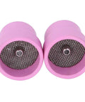 Premium 2 Piece Ceramic Welding Cups, pink with mesh, designed for WP 9 20 and 25 Torch Series, offering heat resistance.