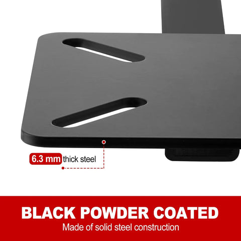 Heavy Duty Workbench Mount Vise Holder And Bench Grinder Stand Adapts To Standard Two Inch Hitch Receiver with thick steel surface.