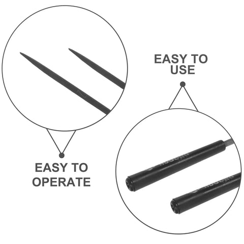 10 Piece Triangular Steel File Set For Metal Finishing And Shaping, Deburring Edges, Smoothing Surfaces, Jewelry Making, Metalworking And DIY Projects, Durable Hardened Steel Files For Pro Results And Everyday Use, black triangular files with handles