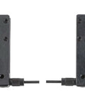 Digital Caliper Accessories for Internal External Groove Step Measurement, black measuring clamps with adjustable wrench.