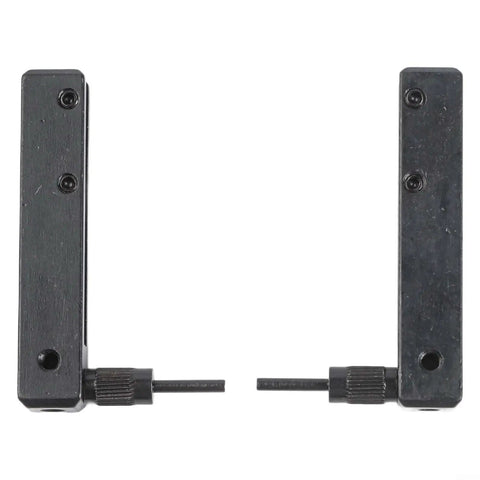 Digital Caliper Accessories for Internal External Groove Step Measurement, black measuring clamps with adjustable wrench.