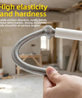 Complete Stainless Steel Threading Kit For Electrical Installations With Two Size Options 0.15mm X 1.2mm X 23cm And 0.15mm X 1.48mm X 24cm Heavy Duty Conduit Threader For DIY Wiring Projects, bent in hand