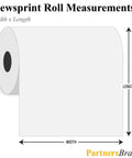 Legit White Newsprint Packing Paper Roll 12 X 1440 Ft For Moving Day Wrapping Dishes Boxing Up Furniture And Storing Your Gear Without The Fuss Or Breaking The Bank On Cheap Flimsy Alternatives roll measurement illustration