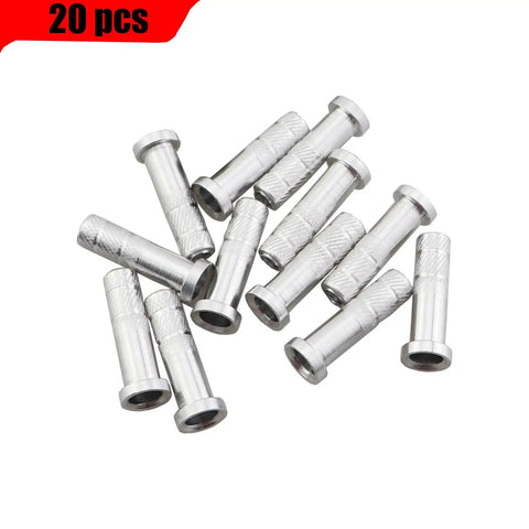 20 Pack Aluminum Arrow Inserts For 5.8mm Carbon Arrows Archery Target Practice Accessory Built Tough Aluminum Seats