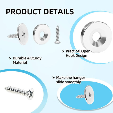 Product components of Magnetic Door Catch Set Six Pack Stainless Steel Silver Cabinet Latch Magnets For Cabinets
