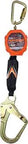 Pygmy Hog Web Self Retracting Lifeline For Fall Protection Retractable Lanyard With Connector Kit And Rebar Hook