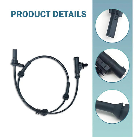 Rear Left ABS Wheel Speed Sensor Plug And Play For Heyue Direct Fit Replacement OEM 3630050U2010 Anti Lock Braking System Sensor With Easy Install And Reliable Performance black cable sensor