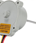 Evaporator Fan Motor Assembly for Refrigerators Replacement Fits LG and Kenmore Models Including LFC21776ST LFCS22520S LFX25973D LFX25974ST Replaces AP7211789 PS17308826 EAU63103209 Keeps Your Fridge Chill and Running Smooth, back view showing wiring and label details.