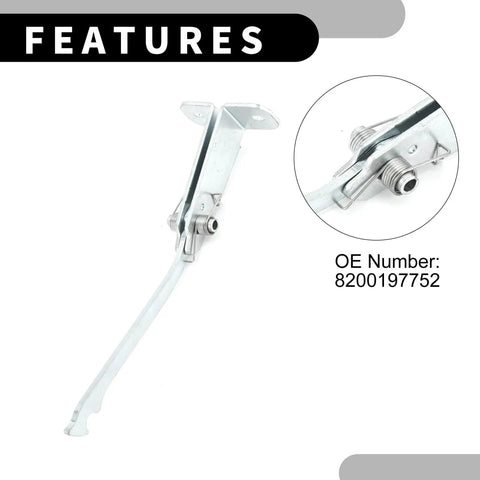 Opel Vivaro A Door Check Strap Rear Door Hinges, Adjustable Opening Angles, Heavy Duty Rust Resistant Metal, OE Number 8200197752