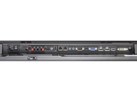 Connectivity ports on the back of the Forty Six Inch Led Commercial Display Serving Up Crisp Full Hd Video With Badass Industrial Frame.
