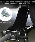 2 Pcs Heavy Duty Car Floor Jack Handle Bolts Securing Pressure Rods Solid And Holding Hydraulic Jacks Locked Up Tight For No Hassle Lifting In Any Weekend Shop Setup with 3-4 Ton load bearing.