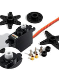 Beefy Torque Metal Gear Digital RC Servo 7.4V 10.5KG 180 Degree Angled Steering with gears and screws for 1/10 scale vehicles
