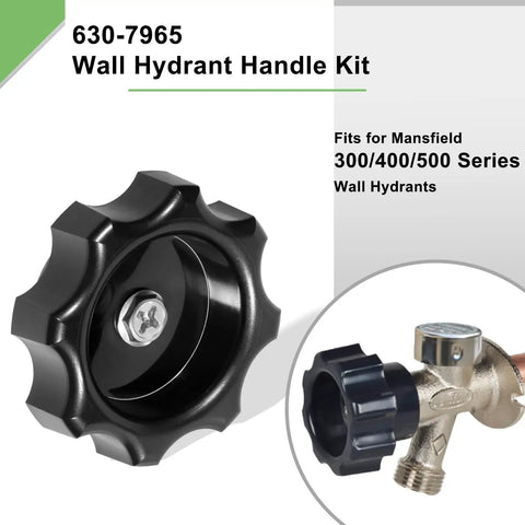Wall Hydrant Handle Kit For Mansfield 300 400 500 Series Outdoor Faucets With Frost Proof Wheel Grip And Screw
