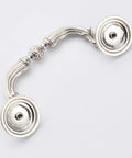 Vintage Black Brushed Zinc Alloy Cabinet Pull Handle With Antique Bronze Tone European Style Drawer Pull 94mm Hole Center