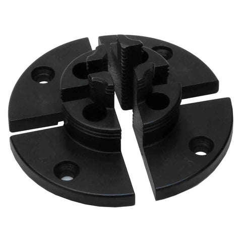 Heavy Duty Chrome 4-Jaw Lathe Chuck System For Midi And Full Size Woodturning Lathes, Self-Centering And Secure, pre-threaded