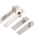 Stainless Steel Concealed Door Hinge With Thickened Pivot For 360 Degree Rotation Heavy Duty Rustproof Hinge Set for Wood and Aluminum Doors