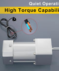 High Torque AC Gear Motor With Low Speed 15 RPM 110V 200W 18mm Shaft Diameter One To Ninety Reduction Reversible Variable Speed Governor For Metal Cutting Machine Tools Heavy Duty Shop Ready Performance, shown with wiring detail.
