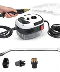 Heavy Duty 2500W Handheld Steam Cleaner For Kitchens And Floors High Temp Pressurized Hot Vapor Machine with accessories.