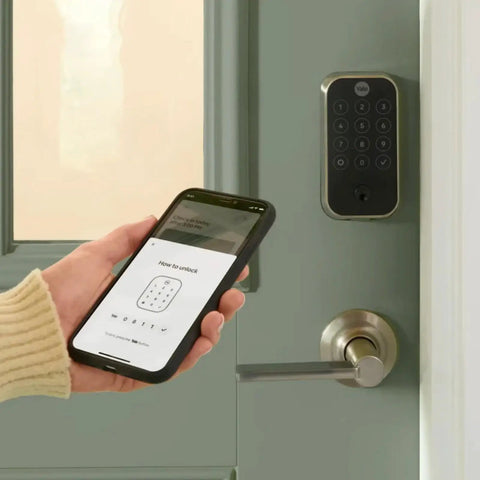 No Sweat Smart Deadbolt With Wifi Keypad Entry Quick Guest Codes Smooth Auto Locking In Clean Black Suede Finish For A Legit Top Shelf Home Security Upgrade