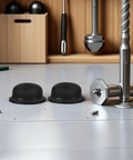 Premium Umbrella Diameter Thread Repair Kit For 6mm Frames Includes 8 Black Plastic Convex End Caps With Smooth Edges And Polished Finish Perfect For Patio Home Garden Upgrades, black caps on metal umbrella frame