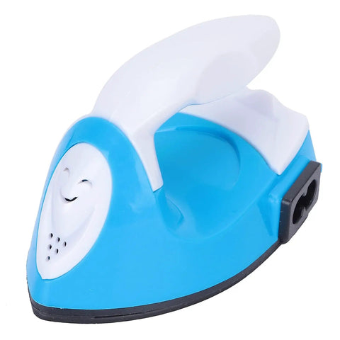Fabater Mini Heat Press Machine With 1.5 Min Fast Preheat And Constant 180C Temp for DIY projects in blue and white color.