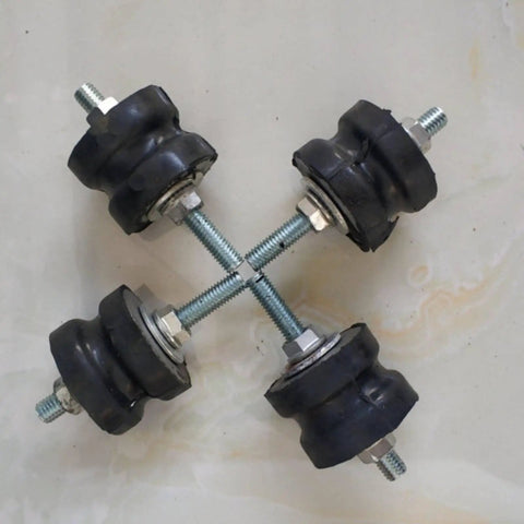 4 Pack Generator Rubber Mounts Non Slip Anti Vibration Feet Heavy Duty Machine Hardware on tile surface