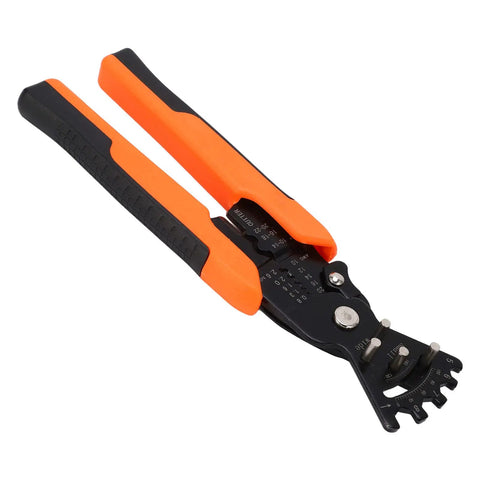 Heavy Duty Yet Lightweight Multi Function Wire Stripper With Slick Comfort Grip and Razor Sharp Chrome Steel Blades for no hassle stripping