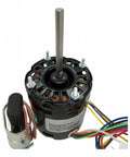 Gutsy 5008S Hvac Refrigeration Fan Motor Cranking Out 1550 Rpm showing shaft and colored wires for easy installation.