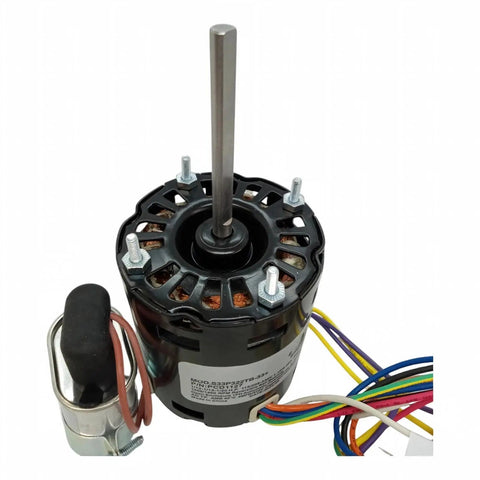 Gutsy 5008S Hvac Refrigeration Fan Motor Cranking Out 1550 Rpm showing shaft and colored wires for easy installation.