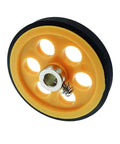 Meter Counting Wheel Perimeter 200mm Hole 6mm/8mm Synchronous Round Measuring Length Counting Ranging Encoder Meter Wheel(8mm) close-up view