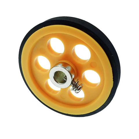 Meter Counting Wheel Perimeter 200mm Hole 6mm/8mm Synchronous Round Measuring Length Counting Ranging Encoder Meter Wheel(8mm) close-up view