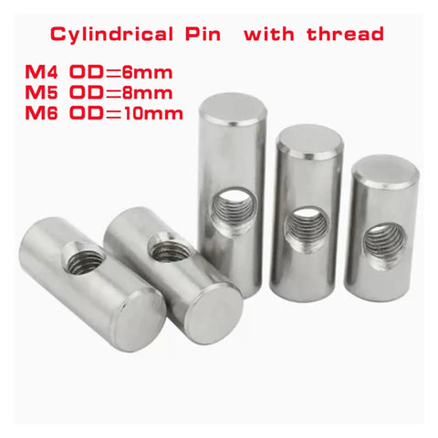 5 Pack Barrel Nuts And Cross Dowel Bolts Set In Silver Stainless Steel For Quick Furniture Assembly, Thumb Screws Included.