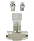 Hydraulic Flow Control Valve STB G3/8 Three Eighths Inch L08 For Mini Excavator One To Two Ton With Two Sided Connectors
