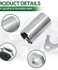 Heavy Duty Hydroboost Socket Kit For Knocking Out Big Four Point Nuts showing durable steel tools for Jeep CJ YJ TJ installations.