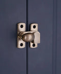 55mm Oval Antique Brass Cabinet Latch For Cupboard And Wardrobe With Thumb Turn Solid Brass Hardware Easy Install Vintage Style Cabinet Catch