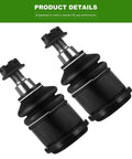 Beefed-Up 12-Piece Front Suspension Kit With Upper And Lower Control Arms, Ball Joints, Tie Rods, And Sway Bars For Acura TSX 2004-2008 And Honda Accord 2003-2007 2.4L front ball joints shown