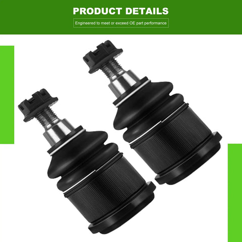 Beefed-Up 12-Piece Front Suspension Kit With Upper And Lower Control Arms, Ball Joints, Tie Rods, And Sway Bars For Acura TSX 2004-2008 And Honda Accord 2003-2007 2.4L front ball joints shown