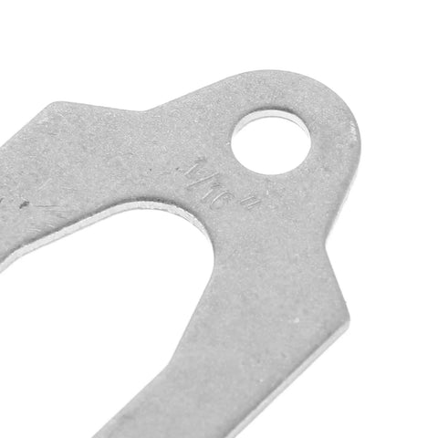 144 Piece Heavy Duty Automotive Panel Alignment Shims Kit With High Strength Steel Slotted Washers For Cars, SUVs, And Trucks, Perfect Door Hinge, Bumper Bracket, And Gap Panel Fit close-up steel shim